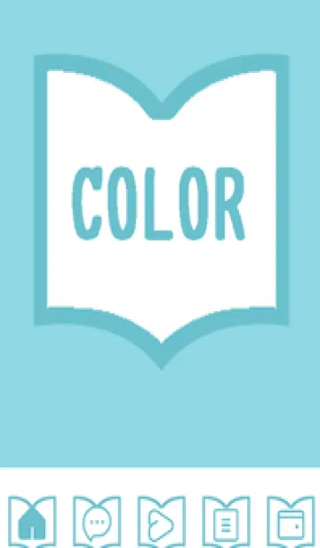 [LINE着せ替え] green color Q96の画像1