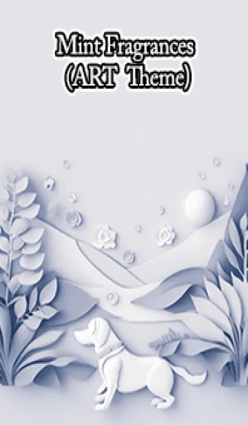 [LINE着せ替え] Mint Fragrance ART Theme338の画像1