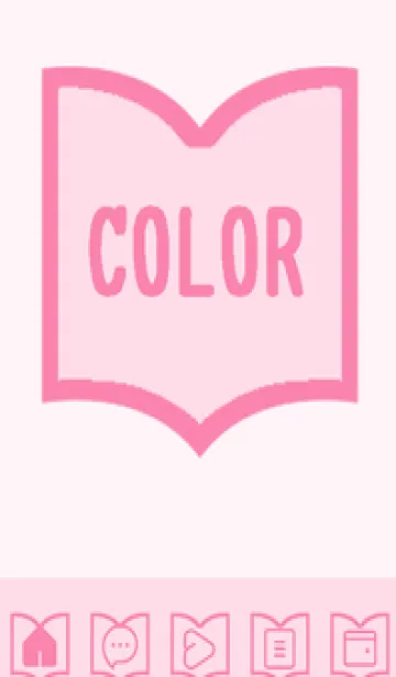 [LINE着せ替え] pink color Q46の画像1