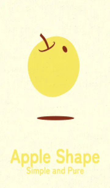 [LINE着せ替え] りんご型のきせかえ 栗梅の画像1