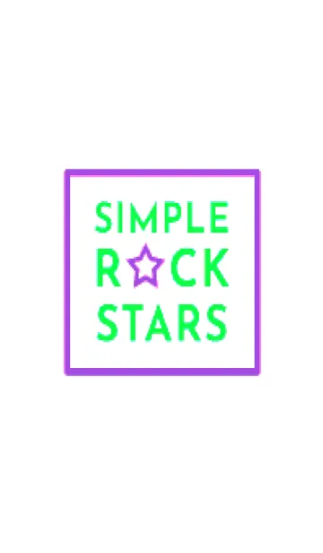 [LINE着せ替え] シンプル ロック スター 197の画像1