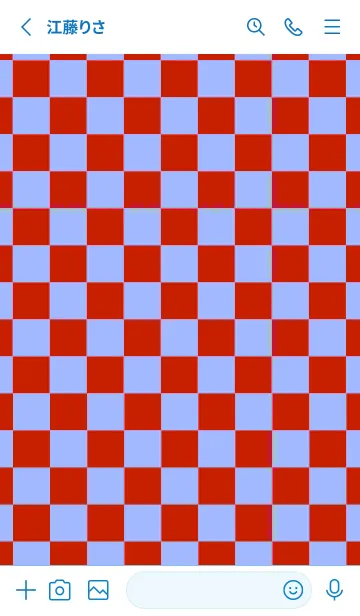 [LINE着せ替え] カラー チェック 67の画像2