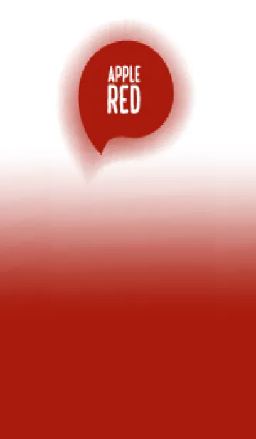 Apple Red & White Theme V.7 (JP)の着せ替えメイン画像
