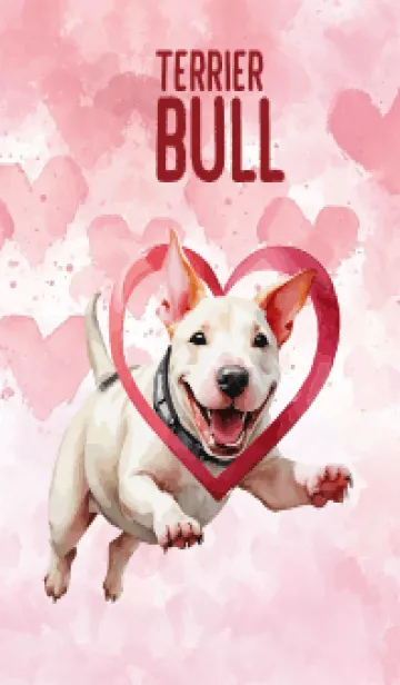 [LINE着せ替え] Bull Terrier InLove Theme (JP)の画像1