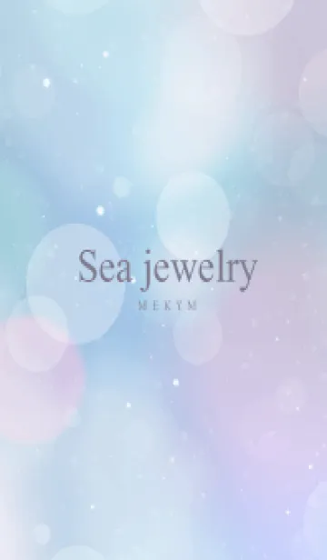 [LINE着せ替え] SEA JEWELRY-BLUE&PINK 7の画像1