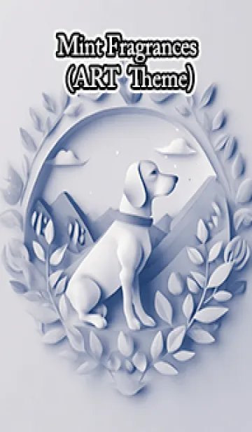 [LINE着せ替え] Mint Fragrance ART Theme330の画像1