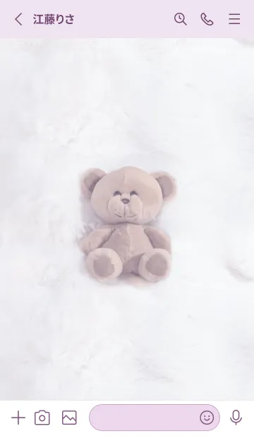 [LINE着せ替え] violet♡にんまり04_1の画像2