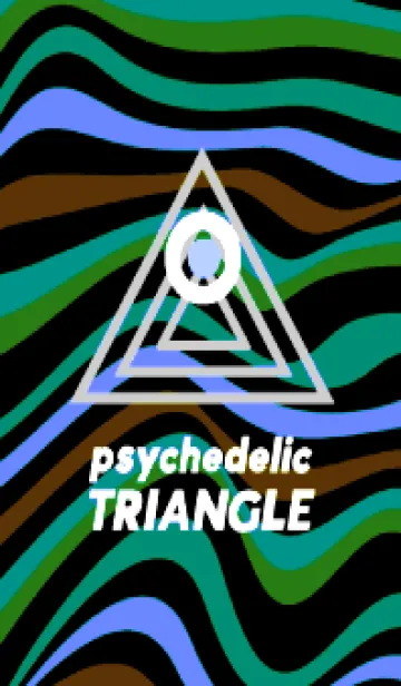 [LINE着せ替え] サイケデリック トライアングル 316の画像1