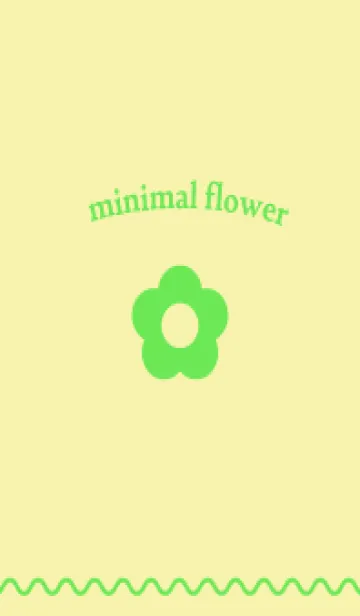[LINE着せ替え] シンプルなちっちゃいお花‐イエローの画像1