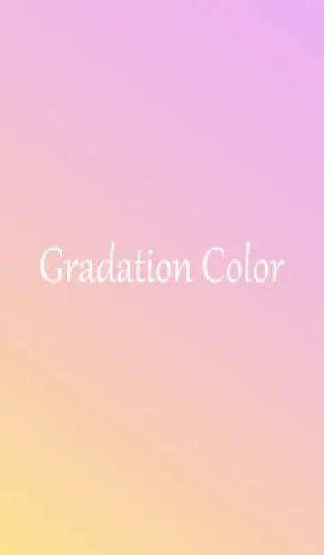 [LINE着せ替え] Gradation Color *Yellow&Pink 2*の画像1