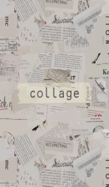 [LINE着せ替え] collage art 58の画像1