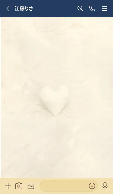 [LINE着せ替え] yellow♡あったかハート14_1の画像2