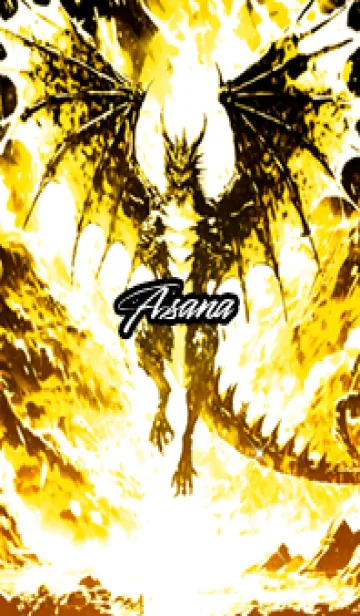 [LINE着せ替え] あさなの金運上昇♪金龍着せかえの画像1