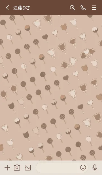 [LINE着せ替え] ロリポップチョコレート。の画像2