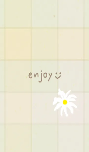 [LINE着せ替え] チェック柄 マーガレット29の画像1