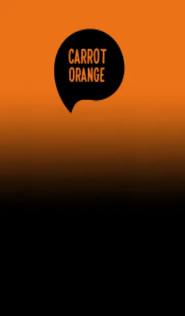 [LINE着せ替え] Black & Carrot Orange Theme V.7 (JP)の画像1