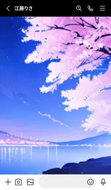 [LINE着せ替え] 冬のサクラ #BOJU01。の画像2