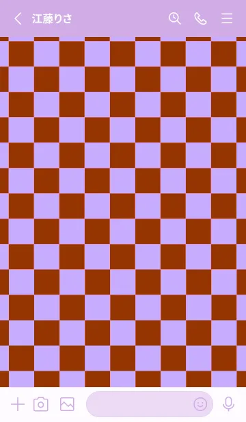 [LINE着せ替え] カラー チェック 68の画像2