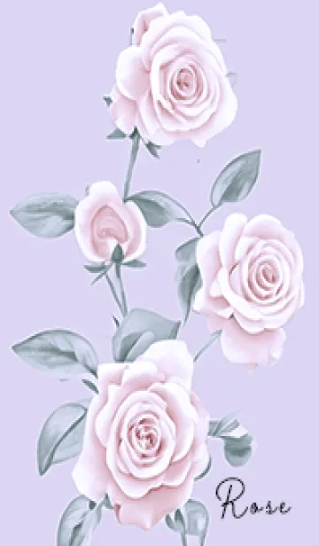 [LINE着せ替え] purpleシックな薔薇07_1の画像1