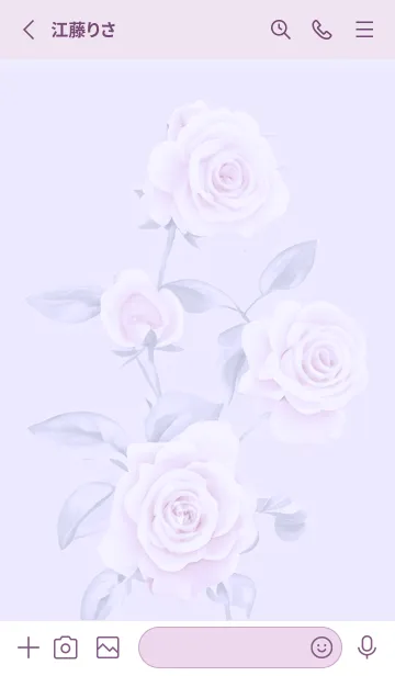 [LINE着せ替え] purpleシックな薔薇07_1の画像2