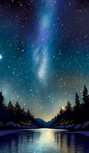 [LINE着せ替え] 穏やかな夜景の着せかえ/105の画像1