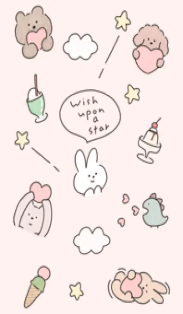 [LINE着せ替え] babypink♡with love09_1の画像1