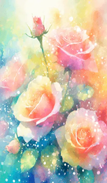 [LINE着せ替え] 薔薇(バラ)の花の着せかえ(R2040)の画像1