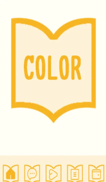 [LINE着せ替え] yellow color Q48の画像1