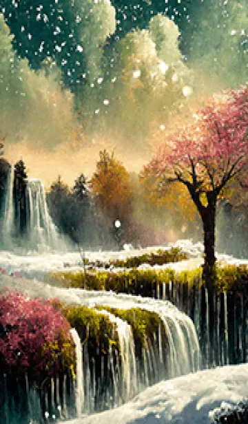 [LINE着せ替え] 優美な冬の風景の着せかえ(Winter-2069)の画像1