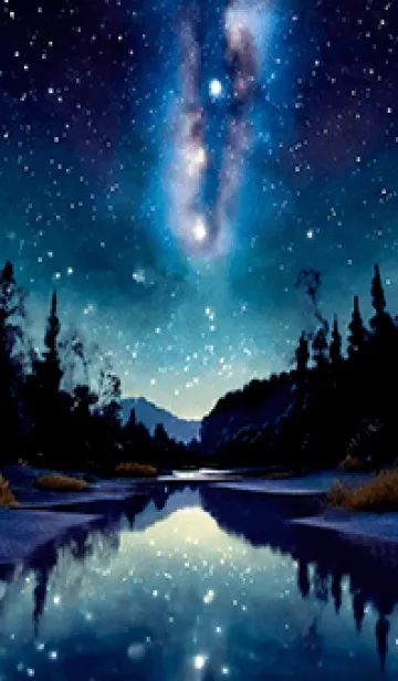 [LINE着せ替え] 穏やかな夜景の着せかえ/110の画像1