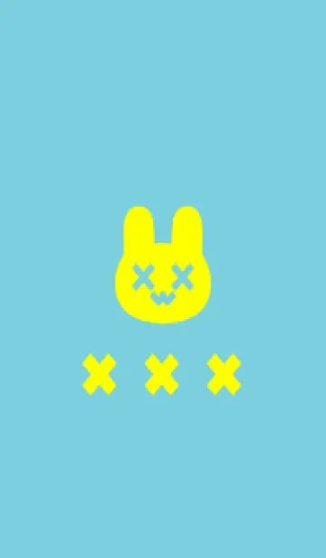 [LINE着せ替え] 地雷うさぎ(green35)の画像1