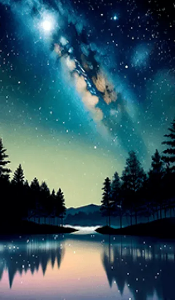 [LINE着せ替え] 穏やかな夜景の着せかえ/113の画像1