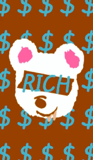 [LINE着せ替え] リッチ ベア 92の画像1