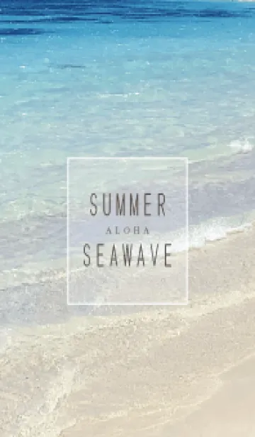 [LINE着せ替え] SUMMER-BLUE SEA WAVE 31の画像1