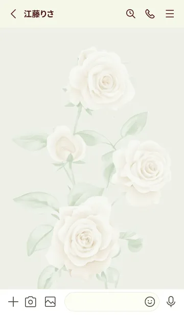 [LINE着せ替え] greenシックな薔薇04_1の画像2