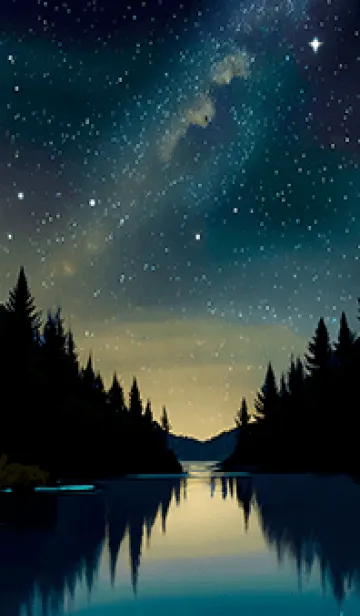 [LINE着せ替え] 穏やかな夜景の着せかえ/118の画像1