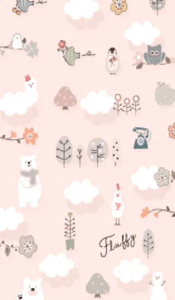 [LINE着せ替え] babypink♡ふんわり09_1の画像1