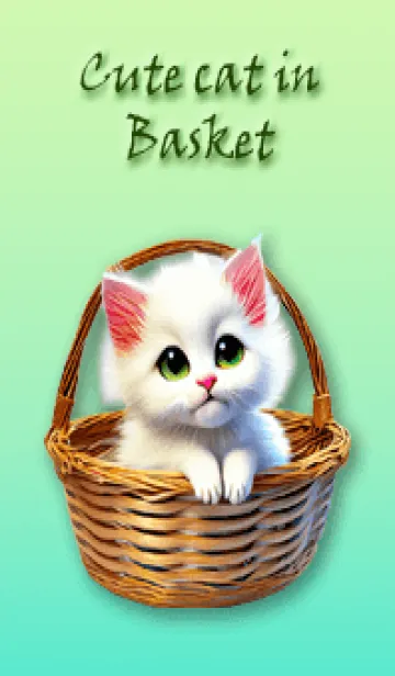 [LINE着せ替え] Cute kitten funny cat2 (JP)の画像1