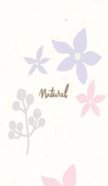 [LINE着せ替え] シンプル 花 2色7の画像1