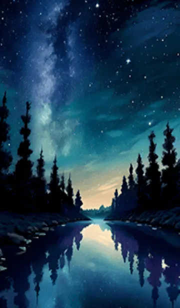 [LINE着せ替え] 穏やかな夜景の着せかえ/120の画像1