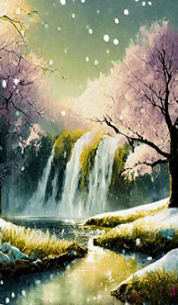 [LINE着せ替え] 優美な冬の風景の着せかえ(Winter-2071)の画像1