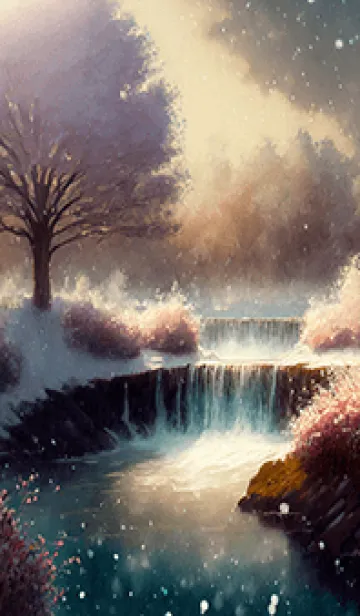 [LINE着せ替え] 優美な冬の風景の着せかえ(Winter-2072)の画像1