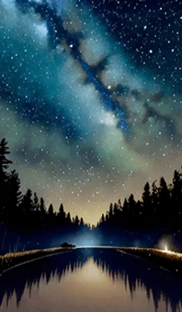 [LINE着せ替え] 穏やかな夜景の着せかえ/126の画像1