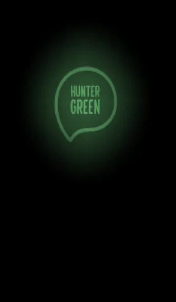 [LINE着せ替え] Hunter Green Neon Theme V7 (JP)の画像1