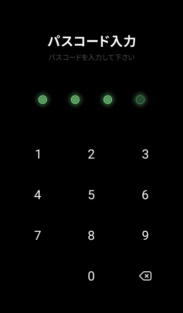 [LINE着せ替え] Hunter Green Neon Theme V7 (JP)の画像4