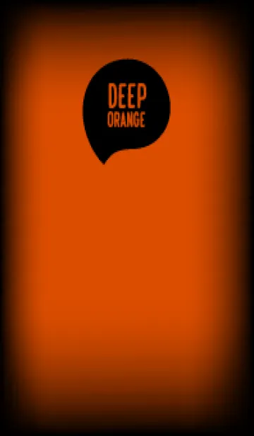 [LINE着せ替え] Black & deep Orange Theme V7 (JP)の画像1