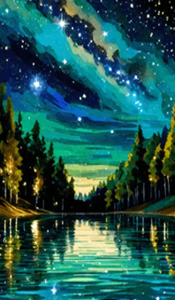 [LINE着せ替え] 穏やかな夜景の着せかえ/128の画像1