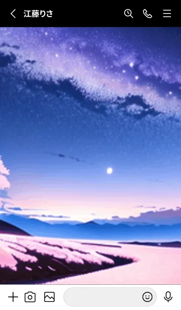 [LINE着せ替え] 冬のサクラ #BPHI04。の画像2