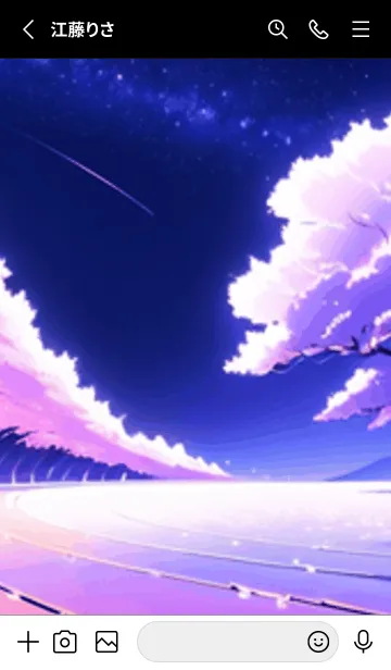 [LINE着せ替え] 冬のサクラ #BPHI015。の画像2