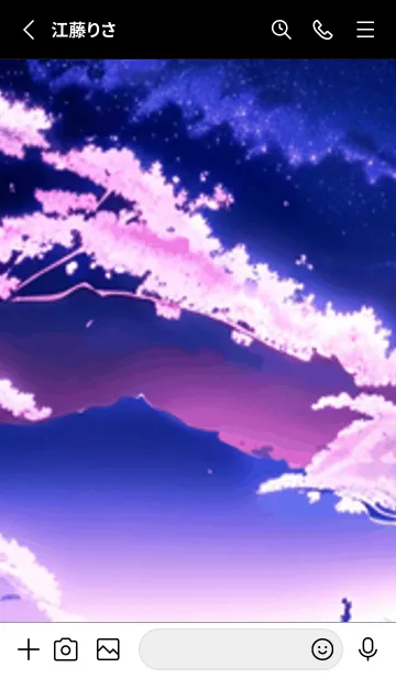 [LINE着せ替え] 冬のサクラ #BPHI05。の画像2